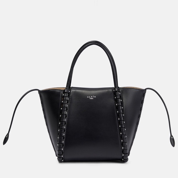 Alaia Handbags - Alaia New Le Hinge Black Shoulder Bag Medium Shopper